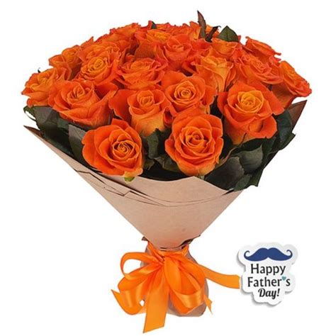 With Love to Dad | Online orange flower Delivery | JuneFlowers.com