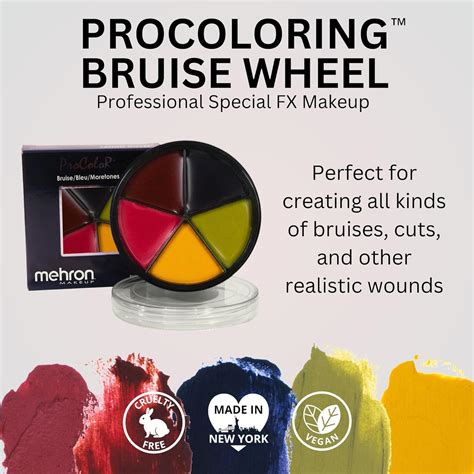 Snapklik.com : Makeup PRO FX Bruise Wheel 5 Color Wheel For Special