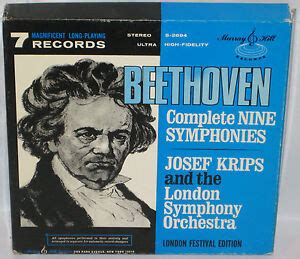 Beethoven Complete Nine Symphonies Josef Krips And The London Symphony