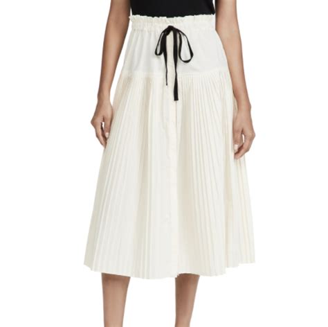 Micro Pleat Midi Skirt Julia Berolzheimer