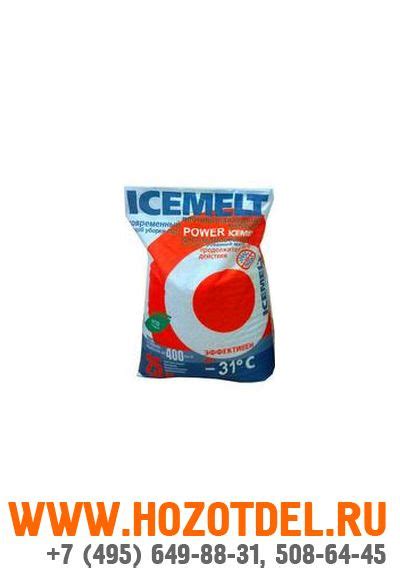 Противогололедный реагент Айсмелт Power (Icemelt PW), -31 градус, 25 кг ...