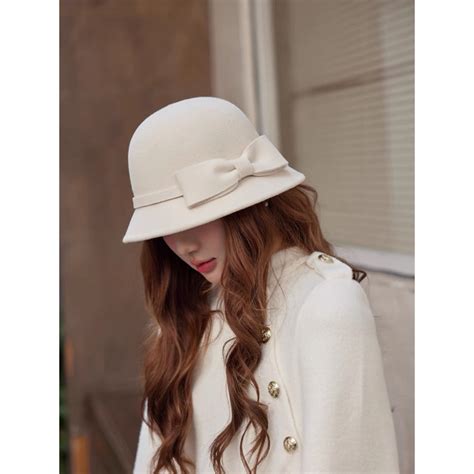 Mũ dạ tiểu thư nơ to hot hit 2023 Shopee Việt Nam