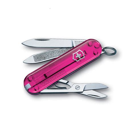 Swiss Army Victorinox Classic Sd Pocket Knife Translucent Pink Mm