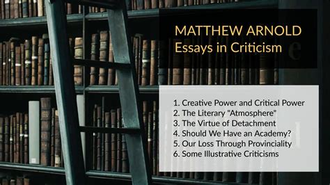 Essays In Criticism By Matthew Arnold Simplified Analysis Youtube