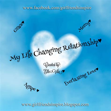 Girlfriends Inspire: An Extension of LOVE to you. : My Life Changing