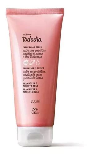 Crema Corporal Frambuesa Y Pimienta Rosa Todod A Natura Mercadolibre