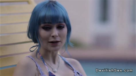 Almost Married Man Fucks Blue Haired Babe