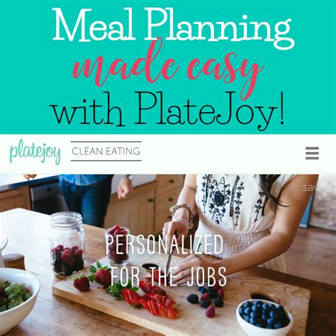 Meal Planning Made Easy With Platejoy Sublime Reflection