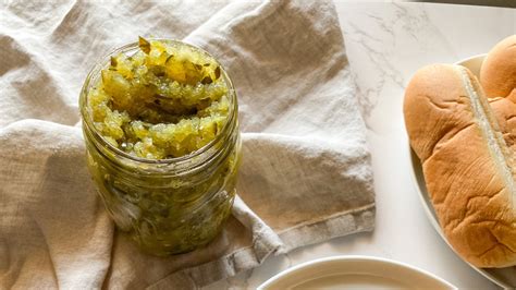 Homemade Hot Dog Relish Recipe