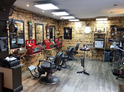 Hair Masters Barber Shop Modern Barber Shop Barbershop Design