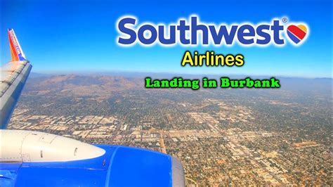 2022 09 30 Southwest Airlines Landing In Burbank With View In