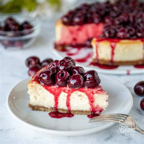 The Best Homemade Cherry Cheesecake – Sugar Geek Show