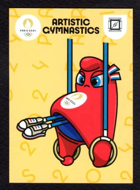 CARTE PANINI JEUX Olympiques PARIS 2024 #34 Mascot Artistic Gymnastics £1.25 - PicClick UK