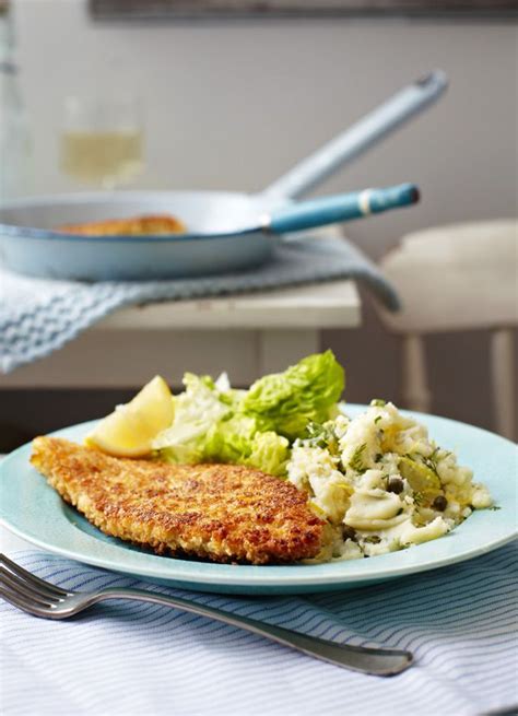 Pork Escalopes With Lemon And Caper Mash Recipe Risotto Dishes Yummy Dinners Recipes