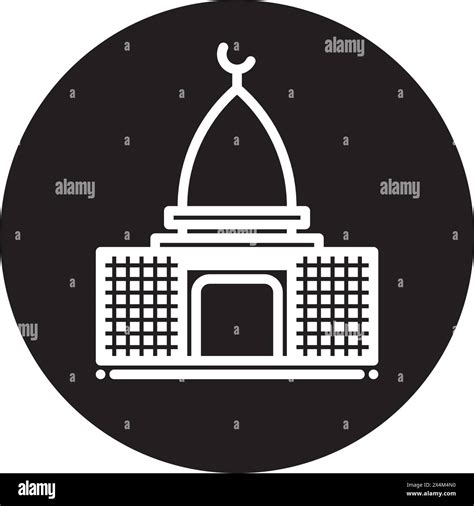 Mosque Logo Vector Illustration Symbol Design Stock Vector Image Art