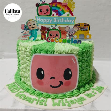 jual kue ultah cocomelon uk cm jakarta barat callista cake