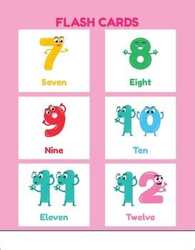 Printable Number Flashcards Recognition Worksheets for Toddlers and ...