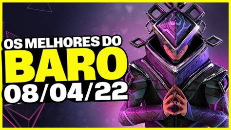 Warframe Os Melhores Itens Do Baro Ki Teer Mods Armas Glifos Skin Pc