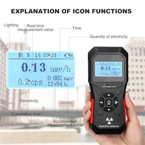 Geiger Counter Nuclear Radiation Detector.Nuclear Wastewater Radiation ...