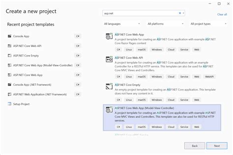 Create Asp Net Core Mvc Project In Visual Studio Printable Forms