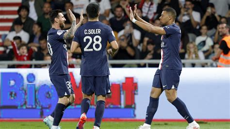 AC Ajaccio PSG Le Paris Saint Germain s impose grâce à des buts de