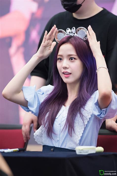 7 Photos Of Blackpink Jisoos Enchanting Purple Hair Will Put You Under