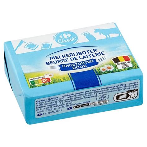 Carrefour Classic Beurre De Laiterie Doux 250 G Carrefour Site