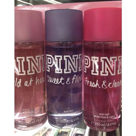 Original Victorias Secret Pink Sweet And Flirty Fragrance Mist Shopee