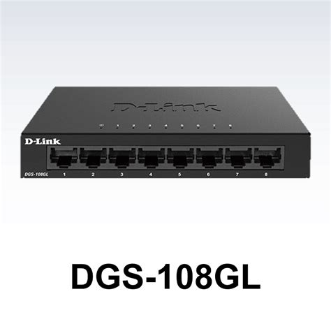 D Link Network Switch DGS 105GL 5 Port DGS 108GL 8 Port Gigabit Metal