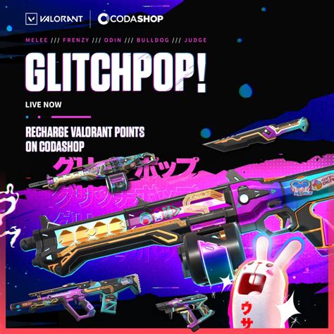 VALORANT’s New Cyberpunk-themed Glitchpop Skins | Codashop Blog PH