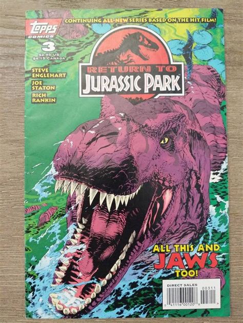 Explore The Vintage Comic Book Set Of Return To Jurassic Park