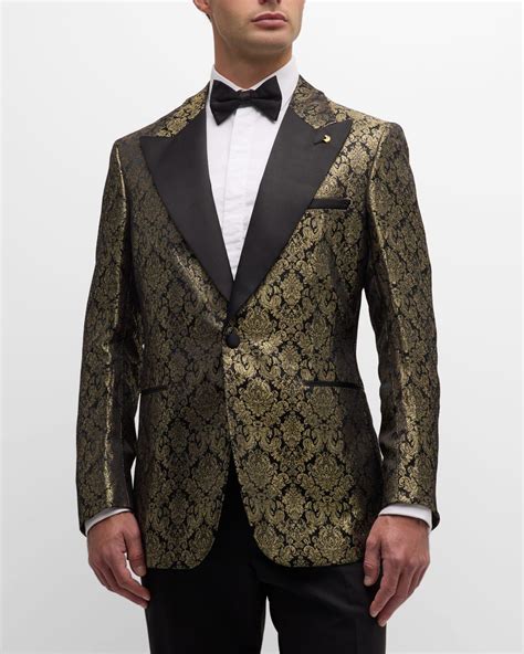 Stefano Ricci Damask Peak-lapel Dinner Jacket for Men | Lyst