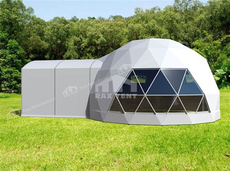 M Geodesic Dome Tent With Bathroom And Bay Window Dome House For Camp