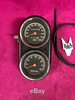 Harley Fxr Dash Console Speedo Speedometer Tach Tachometer Gas Tank