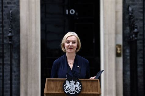 トラス英首相、在任45日目に辞任 「最短命」確実 来週にも党首選 写真特集14 毎日新聞