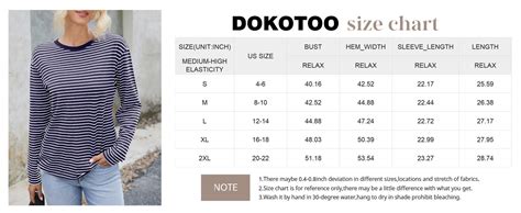 Dokotoo Womens Striped Long Sleeve Shirts Crewneck Color Block Basic