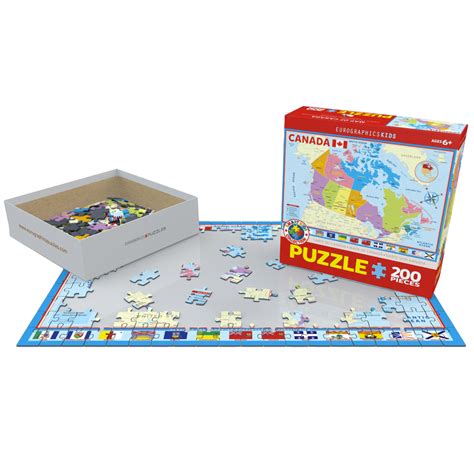 Map of Canada Kids' Puzzle - EH Canada - Canada's #1 Canadian Goods Retailer