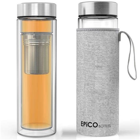 Epico Bottles Tea Tumbler Bottle Oz Ml Double Walled With