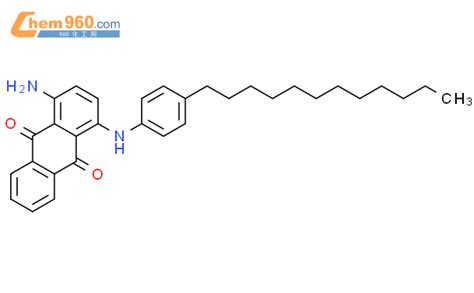 51761 06 9 9 10 ANTHRACENEDIONE 1 AMINO 4 4 DODECYLPHENYL AMINO 化学式