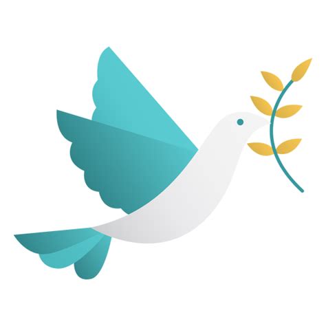 Dove With Leaves Peace Transparent Png And Svg Vector