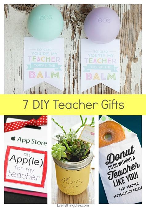 7 DIY Teacher Gifts & Printables - EverythingEtsy.com