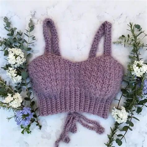 Easy Crochet Bralette And Bikini Top Patterns Zamiguz Crochet Creations
