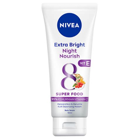 Jual As Nivea Extra White Night Nourish Body Serum Ml Nivea Body