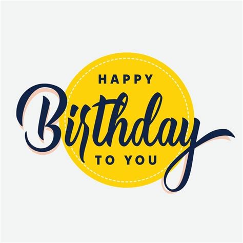 cute birthday logo  circle happy birthday royalty