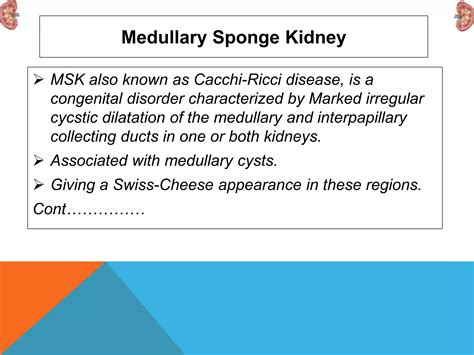 Medullary Sponge Kidney Msk Ppt