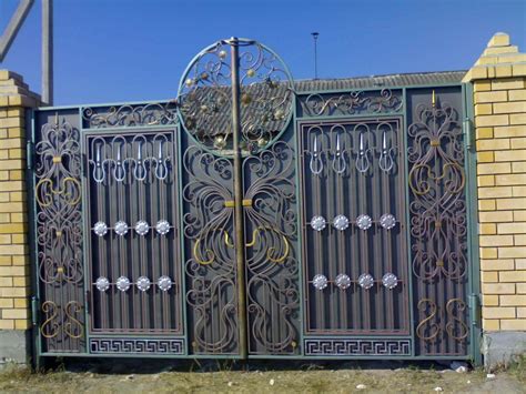 Кованые ворота фотографии | Картинки и фото кованых ворот
