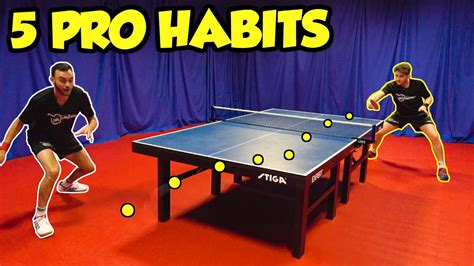 5 Habits You Need To Learn From Pro Table Tennis Players | TableTennisDaily