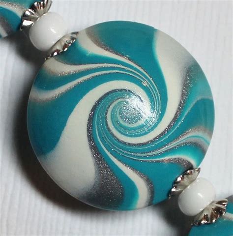 Polymer Clay Beads Swirl Beads Polymer Clay Swirl Beads Etsy