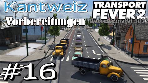 Transport Fever Winter Letzte Vorbereitungen Gameplay German