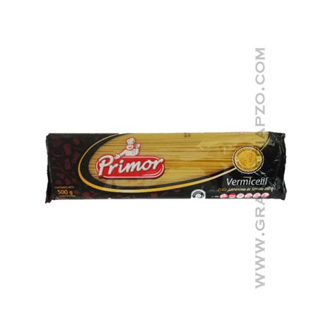 Pasta Larga Vermicelli 500 Grs Primor Gran Feria PZO